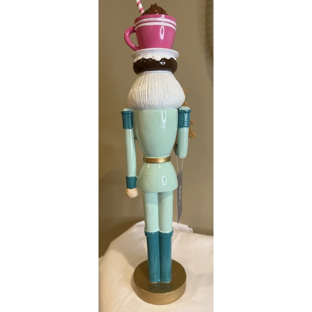 MARTHA STEWART Nutcracker With‎ Doughnut & Hot Cocoa NWT 2025 Christmas Holiday